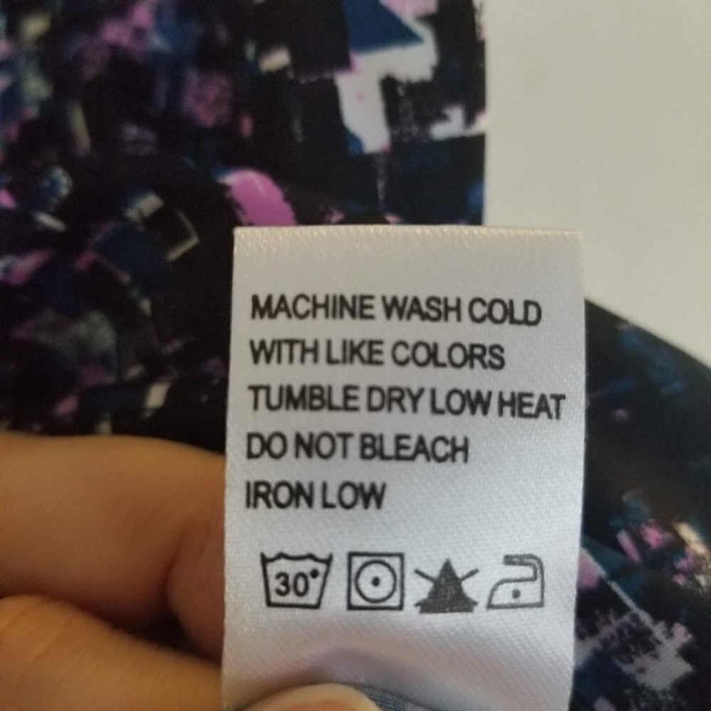 Tail Racerback Abstract Print Mesh Front Tank Top - image 8